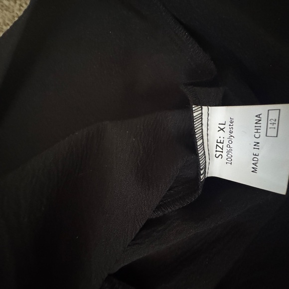 Black Ruffled Dress - Picture 11 of 11